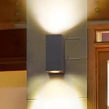 Ledvance Endura wandlamp down  rechthoek GU10 zwart