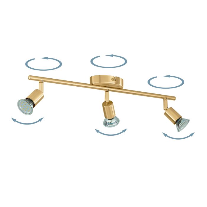 Eglo Trastanello-Buzz opbouwspot 3x 2,8W gold