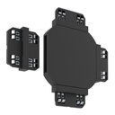 Eglo track plus uitbreiding zwart 1m