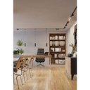 Track plus hanglamp Tplus zwart 6,6W