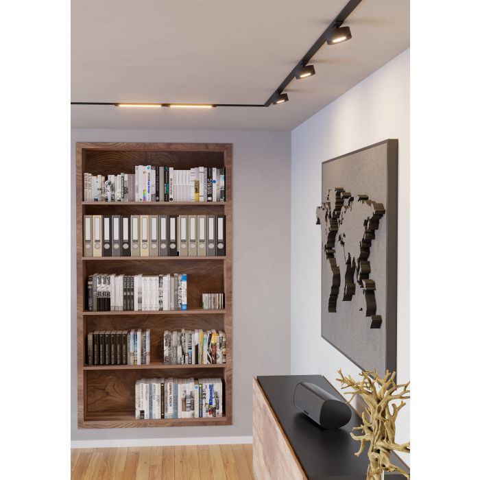 Track plus railspot wide zwart 6,6W