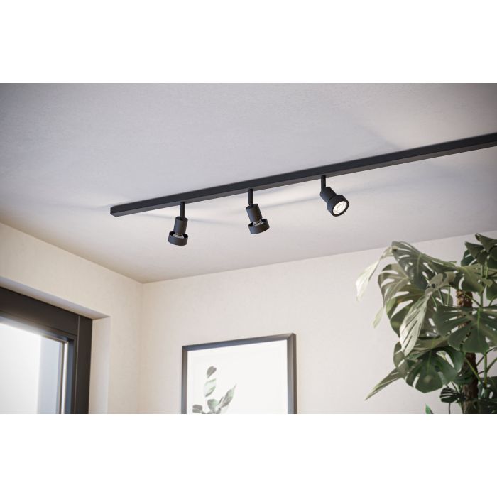 Eglo Easy track railspot ring zwart GU10