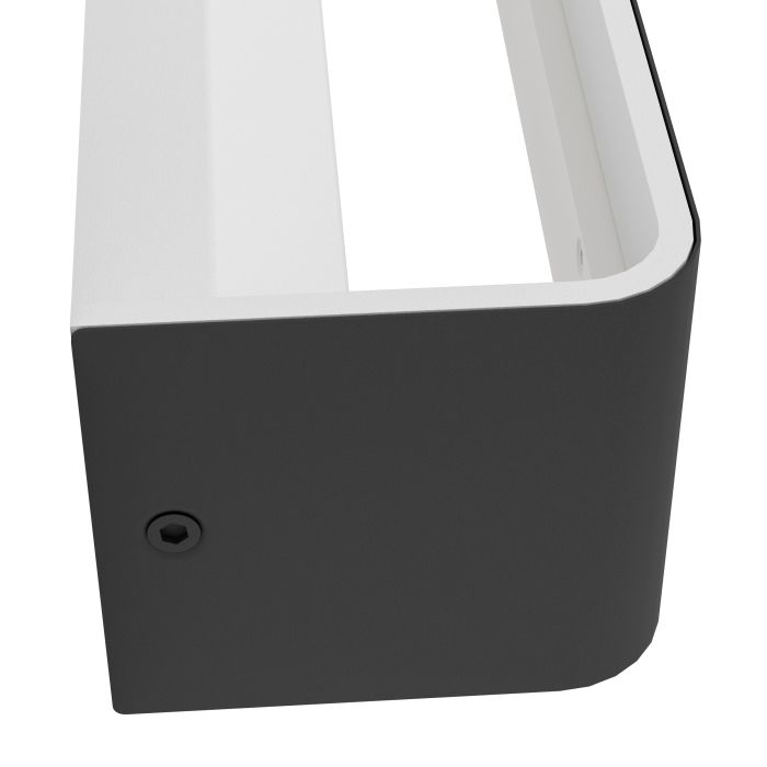 Eglo Sania wandlamp 5 zwart 26,5W IP44