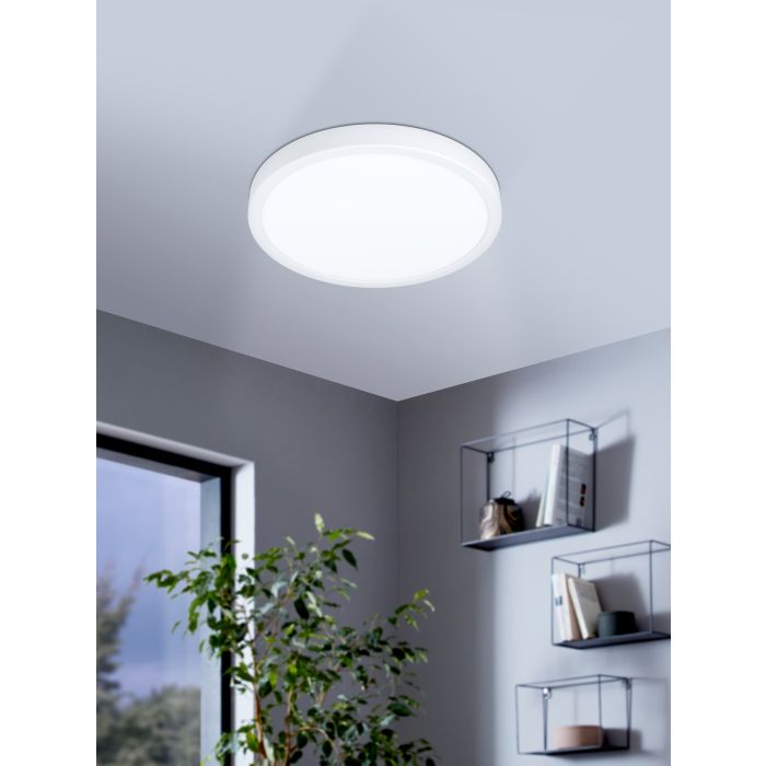 Eglo Fueva 5 LED opbouw 160mm wit IP44 2300lm 3000K