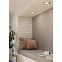 Eglo Fueva 5 inbouwspot 166mm zwart IP44 1350lm 3000K