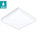 Eglo Fueva 5 LED opbouw 285x285mm wit IP44 2400lm 3000K