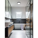 Eglo Fueva 5 LED opbouw 285mm zwart IP44 2400lm 3000K