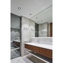 Eglo Fueva 5 LED inbouwspot IP44 86mm zwart 330lm 3000K