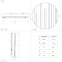 Eglo Ferentino plafondlamp 360mm staal wit