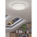 Eglo Ferentino plafondlamp 360mm staal wit