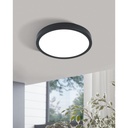 Eglo Fueva 5 LED opbouwarmatuur 285mm zwart 2500lm 4000K