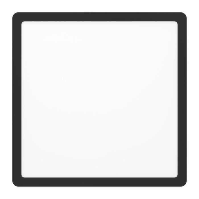 Eglo Fueva 5 LED opbouwarmatuur 285x285mm zwart 2300lm 3000K