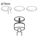 Eglo Fueva 5 LED inbouwspot 3x 2.7W wit 900lm 3000K