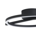 Eglo Amandolo LED opbouwarmatuur rond 400mm zwart 1900lm 2700-6500K