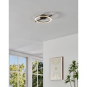 Eglo Amandolo LED opbouwarmatuur rond 400mm zwart 1900lm 2700-6500K