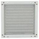 Renson 437 schoepenrooster met gaas 150x150mm - naturel