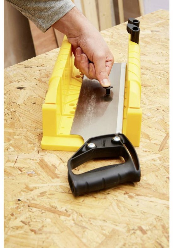 Stanley verstekbak kunstst. + kapzaag 350x143x95mm