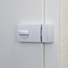 ABUS 2110 W DEUROPZETSLOT KNOP/CILINDER WIT