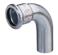 Persfitting staal bocht 22 MF