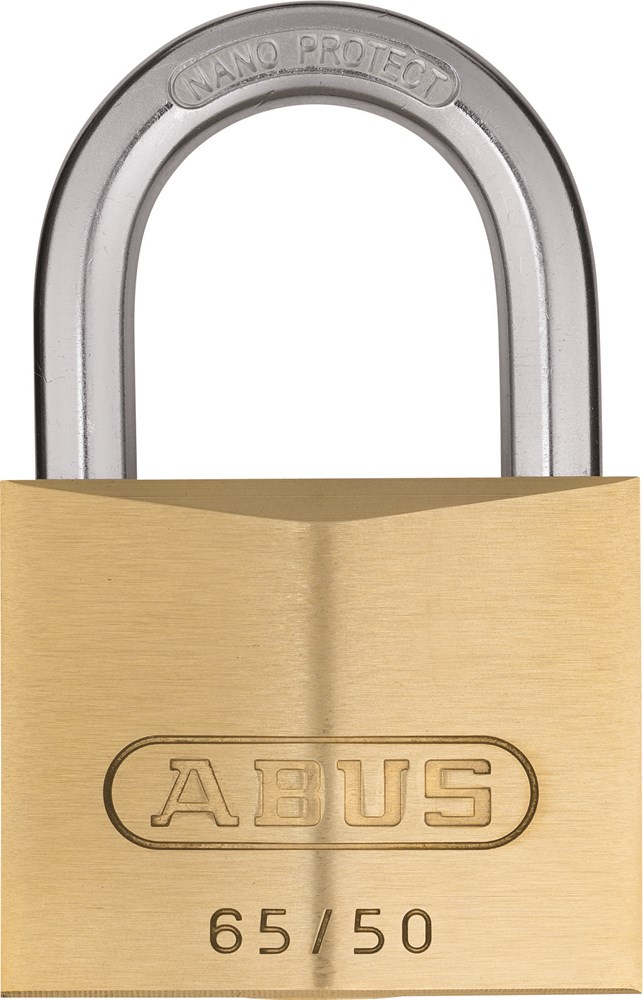 Abus 65/50 hangslot messing