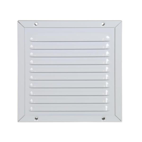 Renson 437 schoepenrooster met gaas 300x300mm - naturel