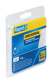 Rapid lijmpatronen transparant 12mm