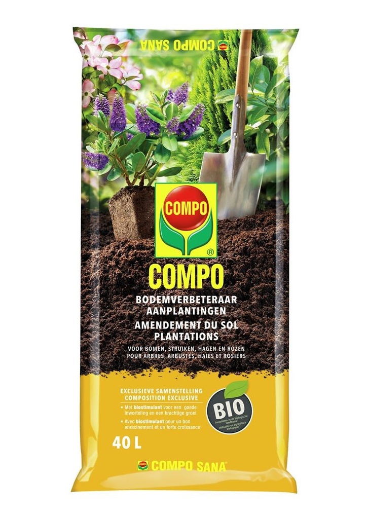 Compo bodemverbeteraar aanplantingen 40L