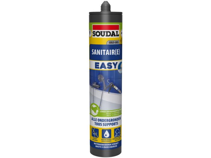 Soudal easy mastic sanitair grijs 290ml