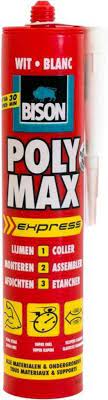 Bison poly max express 425g wit