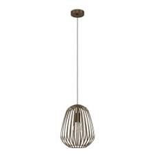 Eglo Espinal hanglamp Ø28cm 1x E27 brons staal