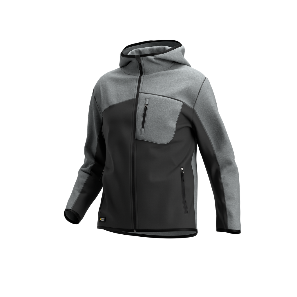 Safety Jogger Oak hoodie grijs/lichtgrijs