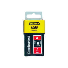 Stanley nieten 6mm type A - 1000stuks