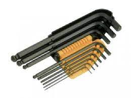 Set 9 inbussleutels torx 8-50mm
