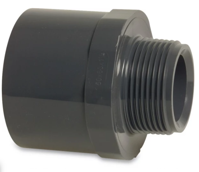 Druk PVC puntstuk 32/40mm x 5/4 M