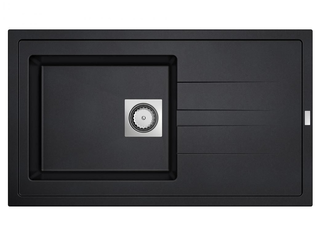 Molto spoeltafel composiet zwart 86x50cm