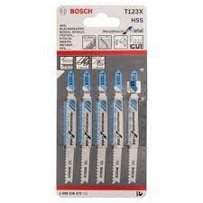 Bosch - decoupeerzaagblad T123XF - 5x