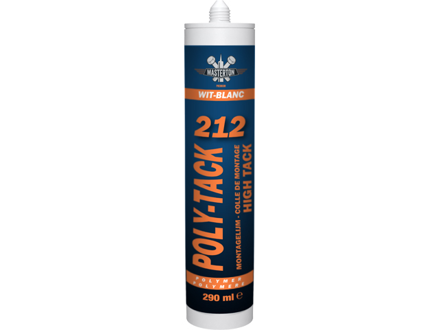 Montagelijm poly-tack 212 wit - 290ml