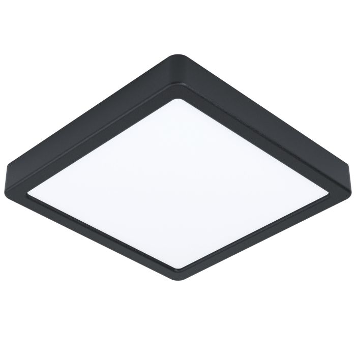 Eglo Fueva 5 LED opbouwarmatuur 210x210mm zwart 2100lm 4000K