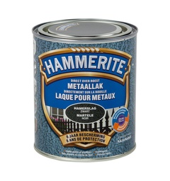 [28021] Hammerite hamerslaglak zwart 750ml