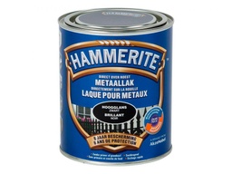 [28055] Hammerite hoogglanslak zwart 750ml