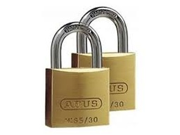 [34382] Abus 65/40 hangslot messing (2st)