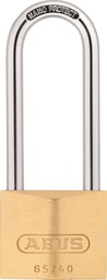 [34393] Abus 65/40 hangslot hoge beugel messing