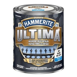 [83020] Hammerite ultima zijdeglans wit / 9016 750ml