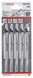 [84165] BOSCH - 5X BLAD T345XF PROG WOOD&METAL