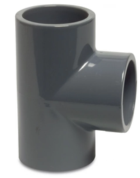 [40788] Druk PVC T-stuk 63mm - 90°
