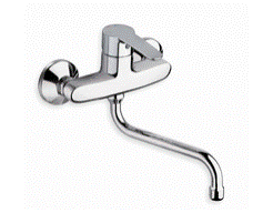 [46168] Cristina muurmengkraan met S-bek chroom