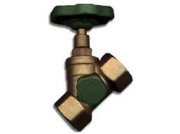 [14060] Waterstopkraan met aftapper messing 3/4 FFP