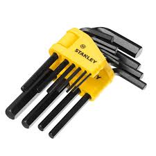 [63152] Stanley stiftsleutelset 10-delig 1,5mm - 10mm
