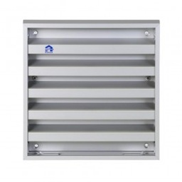 [80617] Renson 431 muurrooster opbouw 165x165mm naturel