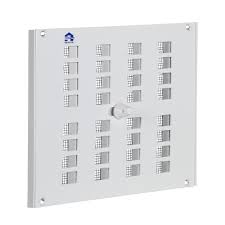 [80627] Renson 4032 opbouwrooster afsluitbaar 240x200 wit